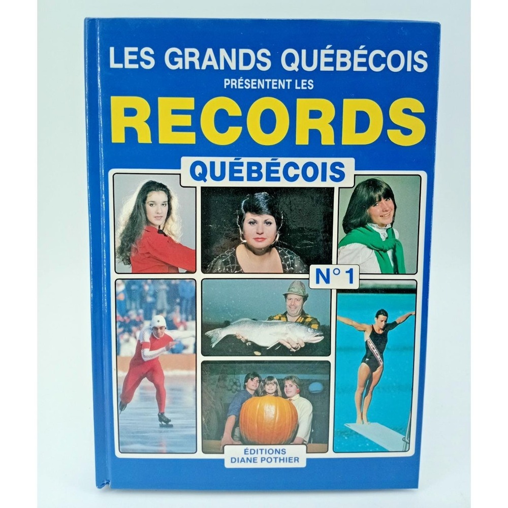 Le‎ Livre des Records Québécois (1984) – Éd. Diane Pothier – Vintage Book